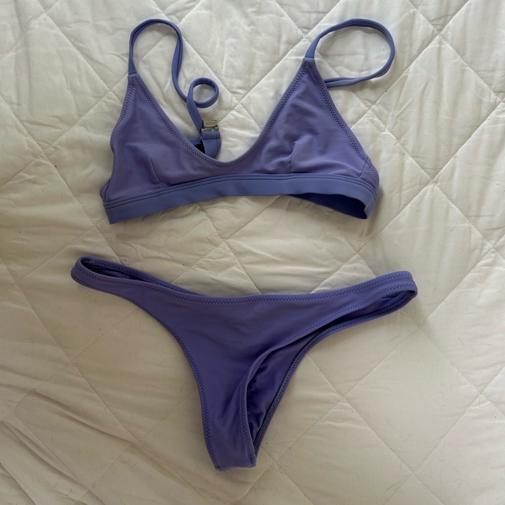 White Fox Boutique Purple Bikini Set